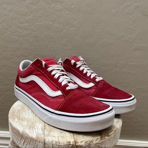 Red old sckool vans